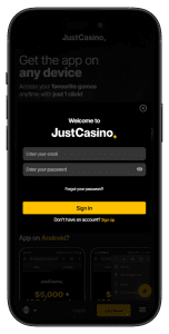 JustCasino App Login Process